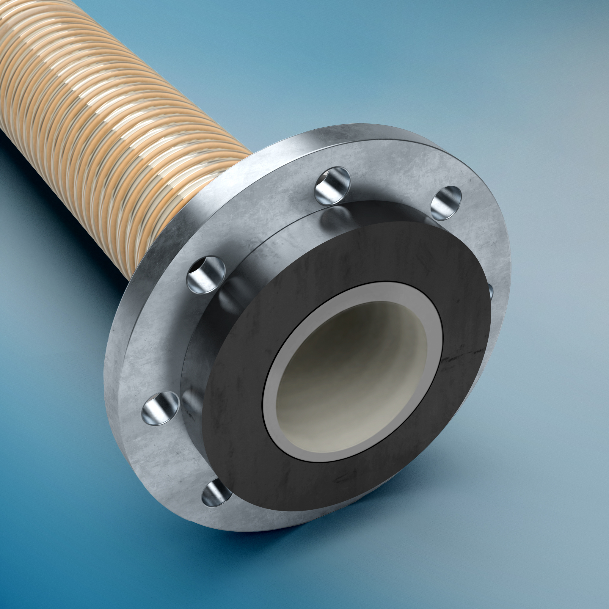 Masterflex: luźny kołnierz Combiflex PU zamontowany na stałe Produktbild: Combiflex PU Losflansch fest montiert