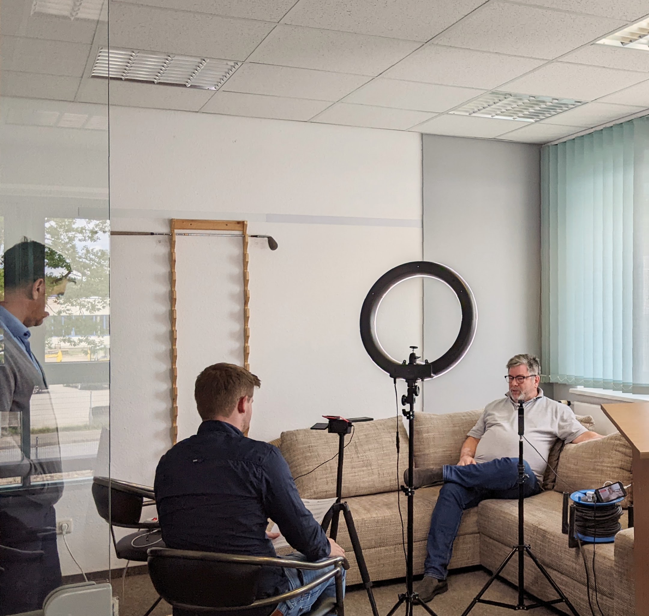 Mood picture: Masterflex video shoot with partner dealer